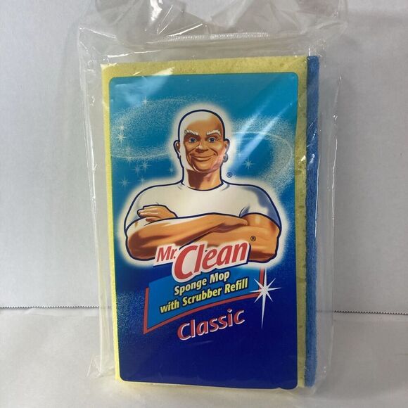 Mr Clean Classic Sponge Mop Replacement Scrubber Refill NEW 2008 Butler Home - Picture 8 of 8